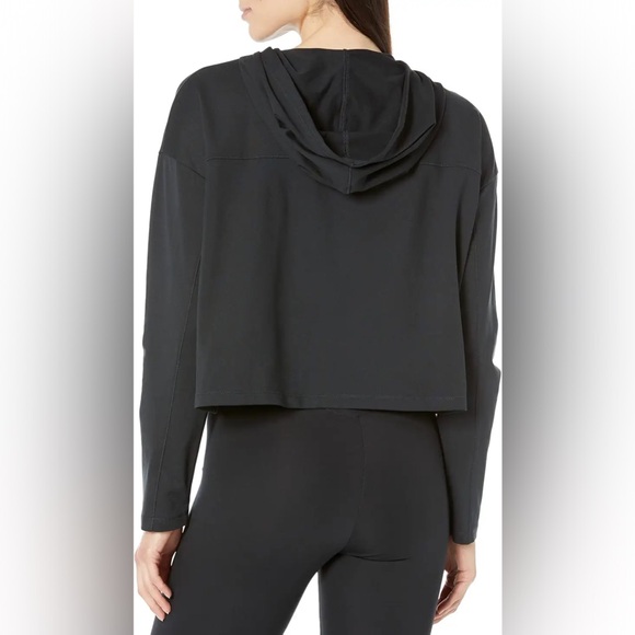 Girlfriend Collective ReSet Hoodie in Black - Picture 2 of 5